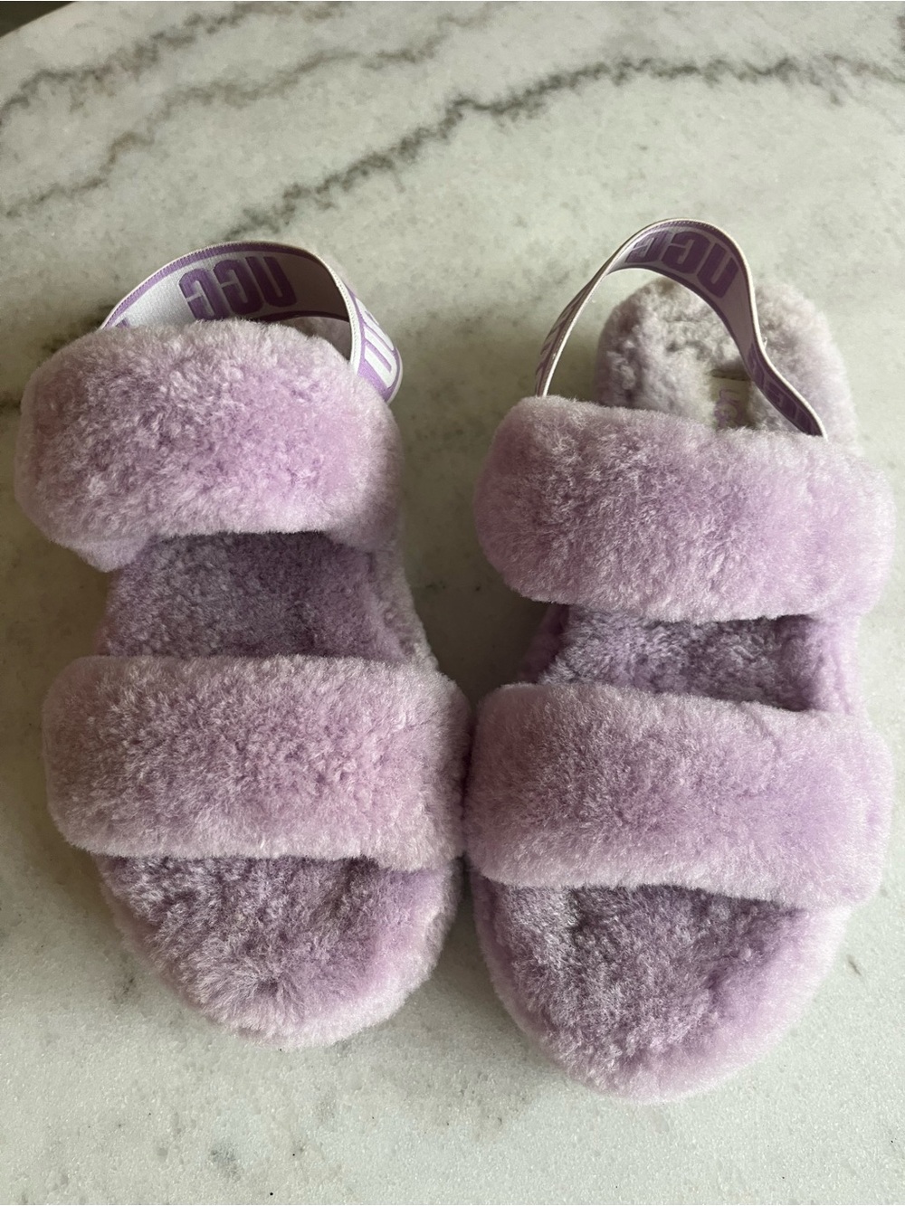 UGG Oh Yeah Women's Slippers 1107953
Lilac Bloom Purple Sheepskin Fuzzy sz6